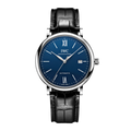 IWC Portofino '150 Years Edition' Automatic Blue Dial Black Leather Strap Watch for Men - IW356518