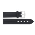 Emporio Armani Sportivo Chronograph Black Dial Black Rubber Strap Watch For Men - AR0527