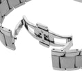 Emporio Armani Renato Quartz Black Dial Silver Steel Strap Watch For Men - AR11179