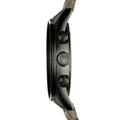 Emporio Armani Sportivo Chronograph Brown Dial Brown Steel Strap Watch For Men - AR5950