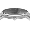 Emporio Armani Renato Quartz Black Dial Silver Steel Strap  Watch For Men - AR11118