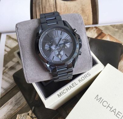 Michael Kors Bradshaw Blue Dial Blue Steel Strap Watch for Men - MK6248