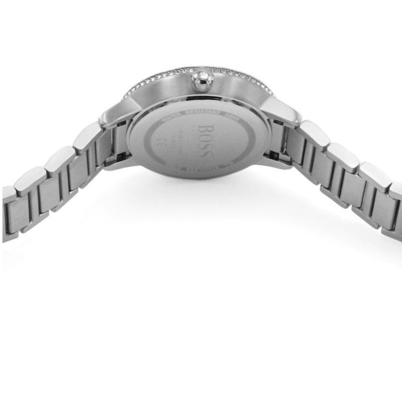 Hugo Boss Signature Silver Dial Silver Steel Strap Watch for Women - 1502539