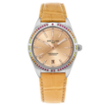 Breitling Chronomat Automatic 36 South Sea Brown Dial Brown Leather Strap Watch for Women - A10380611A1P1