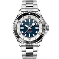 Breitling Superocean Automatic 44mm Blue Dial Silver Steel Strap Watch for Men - A17376211C1A1
