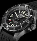 Breitling Superocean Automatic 46mm Black Dial Black Rubber Strap Watch for Men - M17368B71B1S1