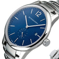 Burberry The Classic Blue Dial Silver Stainless Steel Strap Watch for Men - BU10007