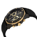 Bulova Marine Star Chronograph Black Dial Black Rubber Strap Watch for Men - 98B278
