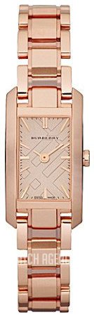 Burberry Heritage Rose Gold Dial Rose Gold Steel Strap Watch For Women - BU9602