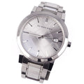 Burberry The City Silver Dial Silver Steel Strap Watch for Women - BU9035