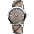 Burberry The City Brown Dial Brown Leather Strap Watch for Women - BU9118
