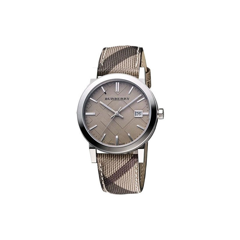 Burberry The City Brown Dial Brown Leather Strap Watch for Women - BU9118