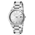 Burberry The City White Dial Silver Steel Strap Watch for Women - BU9100