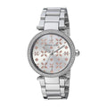 Michael Kors Parker Silver Dial Silver Steel Strap Watch for Women - MK6483