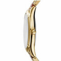 Michael Kors Slim Runway Gold Dial Two Tone Steel Strap Watch for Women - MK4300