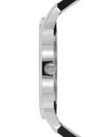 Calvin Klein City Silver Dial Black Steel Strap Watch for Men - K2G2G1CX