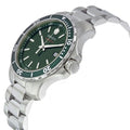Movado Series 800 Green Dial Silver Steel Strap Watch For Men - 2600136