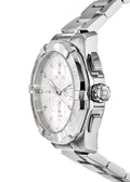 Tag Heuer Aquaracer Caliber 16 Automatic Chronograph White Dial Silver Steel Strap Watch for Men - CAY2111.BA0927