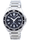 Citizen Promaster Diver Chronograph Black Dial Silver Stainless Steel Watch For Men - BN0190-82E