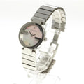 Gucci Interlocking Mother of Pearl Pink Dial Silver Steel Strap Watch For Women - YA133505