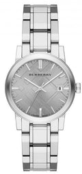 Burberry The City Silver Dial Silver Steel Strap Watch for Women - BU9143
