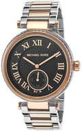 Michael Kors Skylar Black Dial Two Tone Steel Strap Watch for Women - MK5957