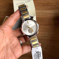 Michael Kors Silver Dial Two Tone Steel Strap Watch for Women - MK3679