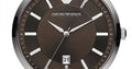 Emporio Armani Renato Classic Brown Dial Brown Leather Strap Watch For Men - AR2413