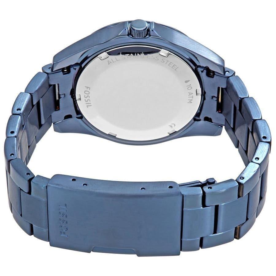 Fossil Riley Quartz Blue Dial Blue Steel Strap Watch for Women - ES4294
