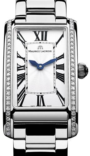 Maurice Lacroix Fiaba Diamonds White Dial Silver Steel Strap Watch for Women - FA2164-SD532-118