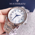 Maserati Circuito Silver Dial Stainless Steel Strap Watch For Men - R8853127001
