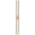 Fossil Stella Multifunction Gold Dial Two Tone Steel Strap Watch for Women - ES4757