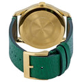 Gucci G Timeless Green Dial Green Leather Strap Watch For Women - YA1264065