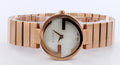 Gucci G Interlocking Mother of Pearl Dial Rose Gold Steel Strap Watch For Women - YA133515