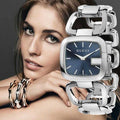 Gucci G Gucci Blue Dial Silver Steel Strap Watch For Women - YA125405