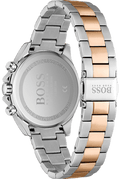 Hugo Boss Novia Brown Dial Two Tone Steel Strap Watch for Women - 1502617