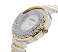 Swarovski Lovely Crystals Mother of Pearl Dial Two Tone Steel Strap Watch for Women - 1187022