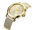 Maserati Epoca Golden Dial Golden Mesh Bracelet Watch For Men - R8853118003