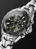 Tag Heuer Formula 1 Senna Edition Quartz Chronograph Grey Dial Silver Steel Strap Watch for Men - CAZ101AF.BA0637