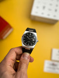 Tissot PRX Powermatic 80 Black Dial Black Leather Strap Watch for Men - T137.407.16.051.00