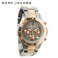 Marc Jacobs Marc Chronograph Grey Dial Two Tone Steel Strap Watch for Men - MBM3157