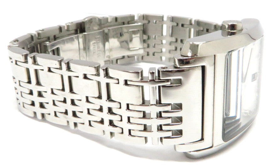 Burberry Heritage Diamonds White Dial Silver Steel Strap Watch for Women - BU1583