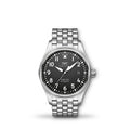 IWC Pilot’s Watch Mark XVIII Black Dial Silver Steel Strap Watch for Men - IW327015