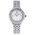 Swarovski Lovely Crystals Mini White Dial Silver Steel Strap Watch for Women - 5242901