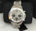 Marc Jacobs Marc Chronograph White Dial Silver Steel Strap Watch for Men - MBM3155