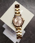 Michael Kors Norie Rose Gold Dial Rose Gold Steel Strap Watch for Women - MK3561