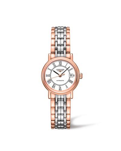 Longines Presence Automatic White Dial Two Tone Steel Strap Watch for Women - L4.321.1.11.7