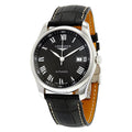 Longines Master Collection Automatic Black Dial Black Leather Strap Watch for Men - L2.793.4.51.7