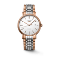 Longines Presence Automatic White Dial Two Tone Steel Strap Watch for Women - L4.321.1.12.7