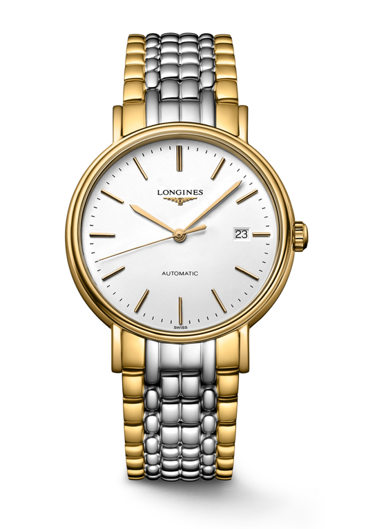 Longines Presence Automatic Silver Dial Two Tone Steel Strap Watch for Women - L4.321.2.12.7